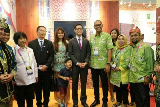 Wonderful Indonesia di MATTA Fair Penang, Dispar Riau Turut Ambil Bagian Membuka Stand