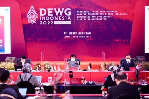 Buka Pertemuan Pertama Kelompok Kerja Ekonomi Digital G20, Menkominfo Dorong Tata Kelola Data Global