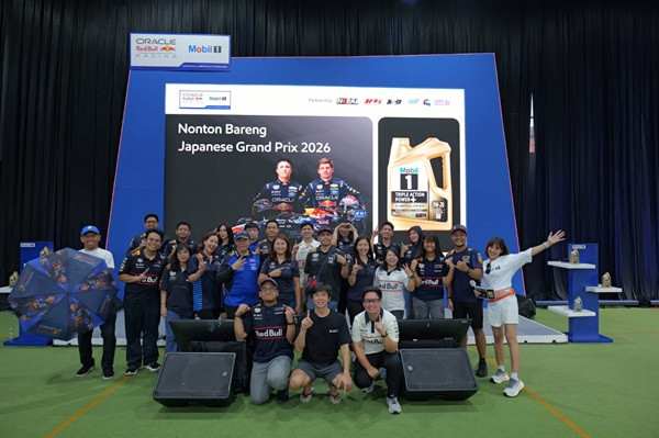 Mobil™ Temani Komunitas Nikmati Formula 1 di Nobar Japanese Grand Prix 2026 Bersama Nobal