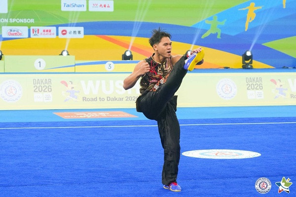 Indonesia Tempati Peringkat Ketiga, Noach dan Clara Jadi Bintang di Kejuaraan Dunia Wushu Junior X/2026