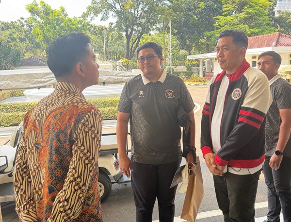 GoNews.co Saat berbincang dengan Sekjen