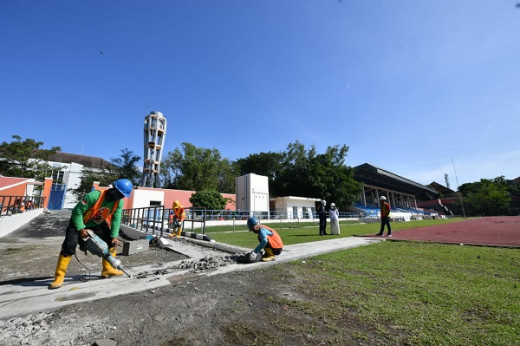 Renovasi Venue APG 2022 Solo Mulai Masuk Tahap Finishing dan Pemasangan Toilet Ramah Disabilitas