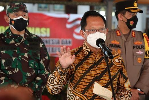 Di Kendal, Mendagri Semangati Pemda Antisipasi Varian Delta