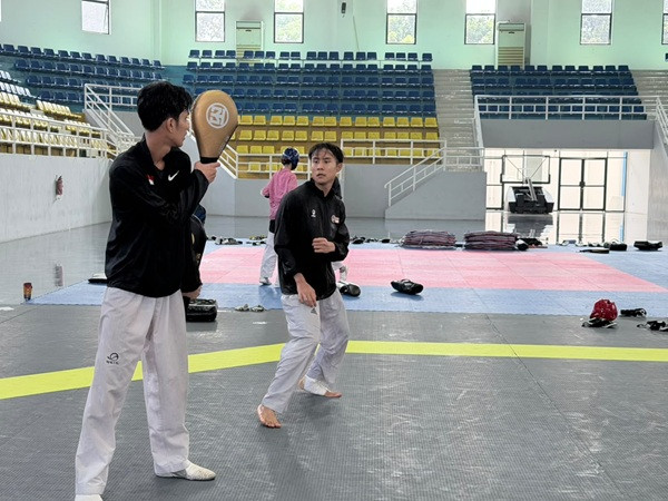 GoNews.co Atlet Taekwondo Indonesia saat