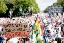 Demonstrasi Anti-Corona Menyebar di Eropa