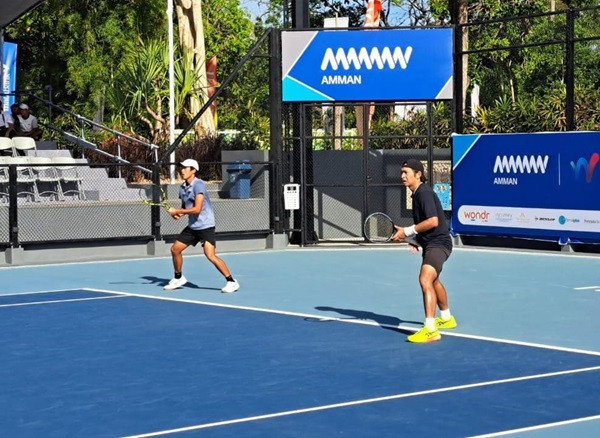 Christo/Nathan Terhenti di Semifinal Amman Mineral Mens World Tennis Championship 2024