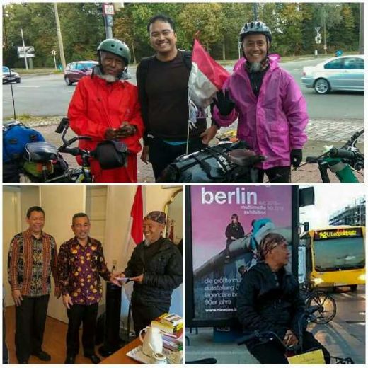 Wow, Dua Kakek Asal Kota Pekanbaru Ini Keliling 7 Negara di Eropa Pakai Sepeda demi Kaum Dhuafa dan Promo Wisata