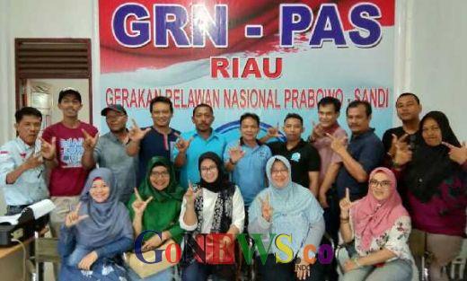 Januari 2019, DPP GRN PAS Deklarasi Sekaligus Melantik Pengurus GRN PAS Riau di Pekanbaru