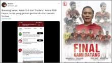 Usai Indonesia Kalah 0-4 dari Thailand, Iwan BuIe Hapus Poster Final Piala AFF