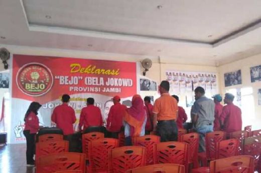 Waduh... Deklarasi Dukungan Jokowi-Maruf Amin di Jambi Cuma Dihadiri 14 Orang
