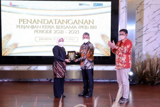 Tandatangani PKB dengan Serikat Pekerja Nasional, Menaker Apresiasi BRI Ciptakan Value Berkelanjutan