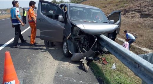 1 Orang Meninggal dan 2 Terluka Akibat Kecelakaan di Tol Solo-Sragen