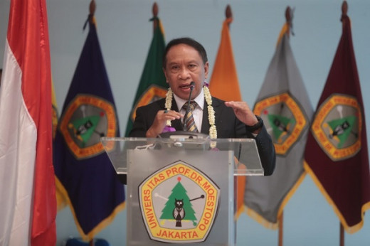 Hadiri Pelantikan Rektor Baru Universitas Prof. Dr. Moestopo, Menpora Amali Yakin Prof Paiman Bisa Membawa Universitas Ini Kelas Dunia