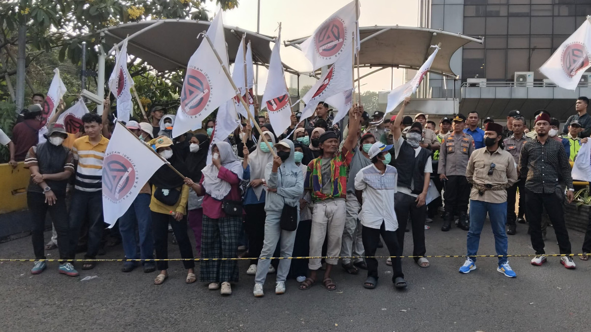 Almamater Lima Gelar Aksi Lanjutan Dugaan Alih Fungsi Lahan Taman Potret
