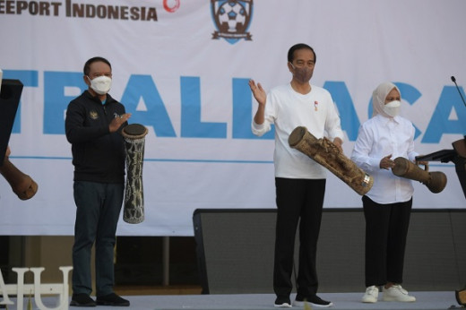 Presiden Jokowi Luncurkan Papua Football Academy