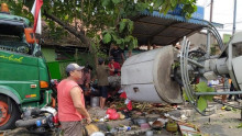 Kecelakaan Maut di Bekasi, TMC Polda Metro: Yang Roboh Tiang BTS