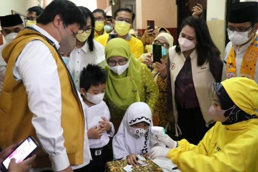 Menko Airlangga Prioritaskan Program Vaksinasi Anak untuk Akselerasi Sekolah Tatap Muka